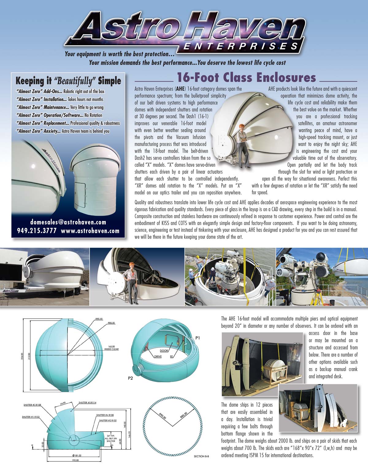 Astro Haven 16' (4.88m) Dome