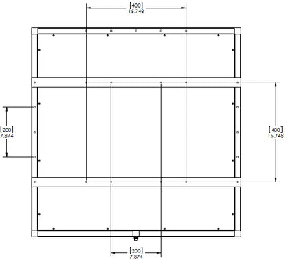 Alnitak XL24 VESA mounting kit for television wall mounts