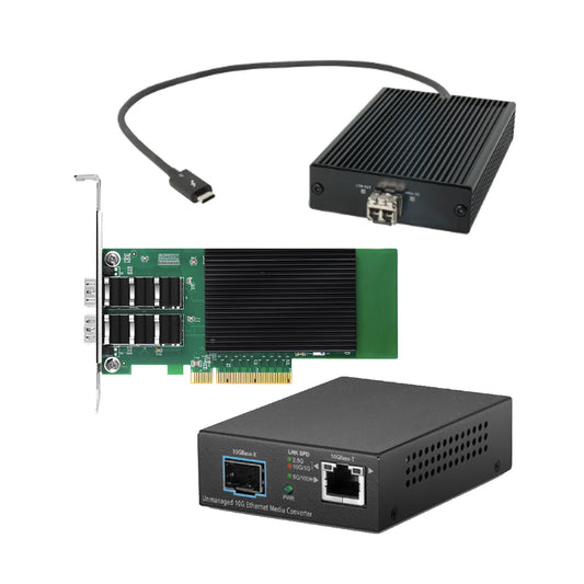 10GB Ethernet Fiber to 10GB Copper Media Converter