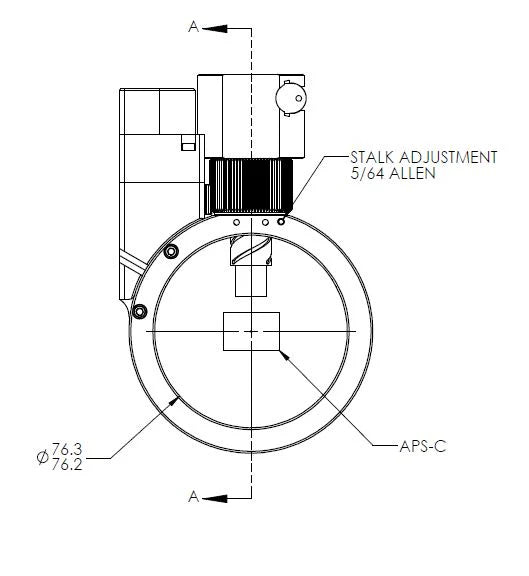 Sagitta Off-Axis Guider with integrated stepper motor