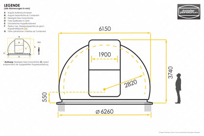 Baader Slit-Domes (Automatic) | 2.1m to 6.15m