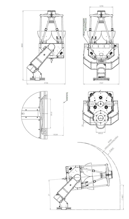 ASA UWF1000 f2.5 Ultra Wide Field telescope system