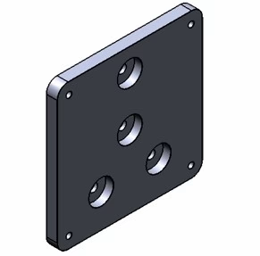 Paramount MX Base to Pier Adapter Plate