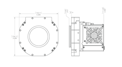 FLI KL4040 (front illuminated grade 2 with 65mm shutter)