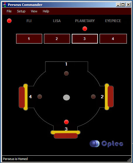 Optec Perseus 4-port Instrument Selector