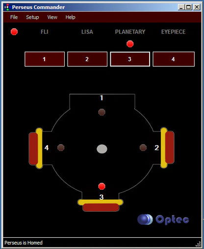Optec Perseus 4-port Instrument Selector