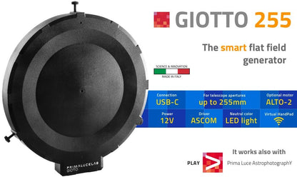 GIOTTO 255mm with ALTO-2 motorized telescope cover