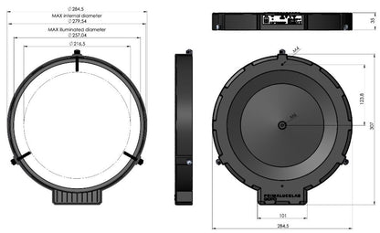 GIOTTO 255mm with ALTO-2 motorized telescope cover