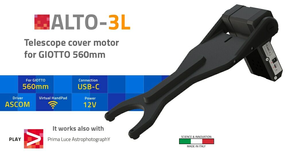 GIOTTO 560mm with ALTO-3L motorized telescope cover