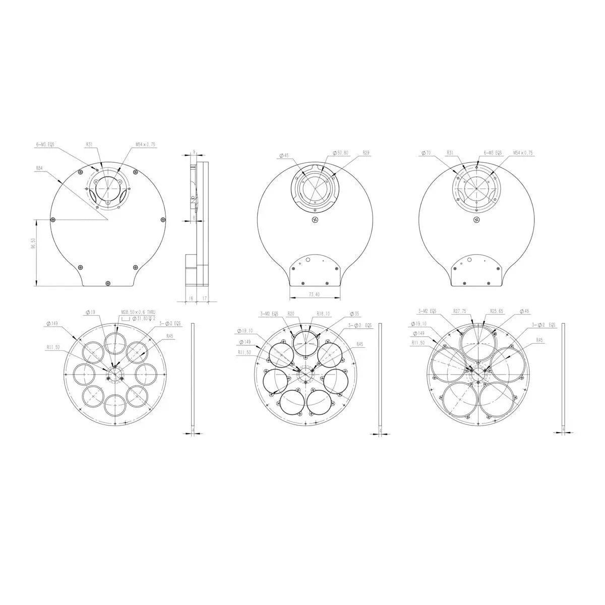 QHYCFW3M-US 7x36