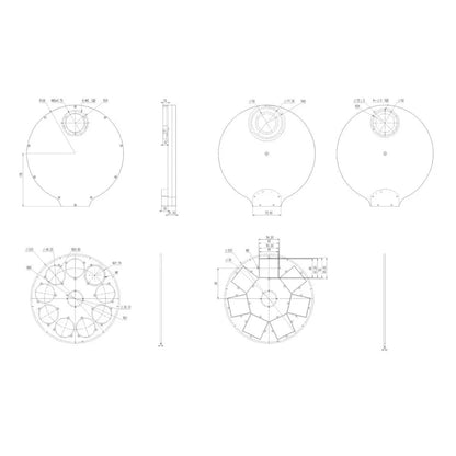 QHYCFW3XL 9x50 or 7x50 Sq